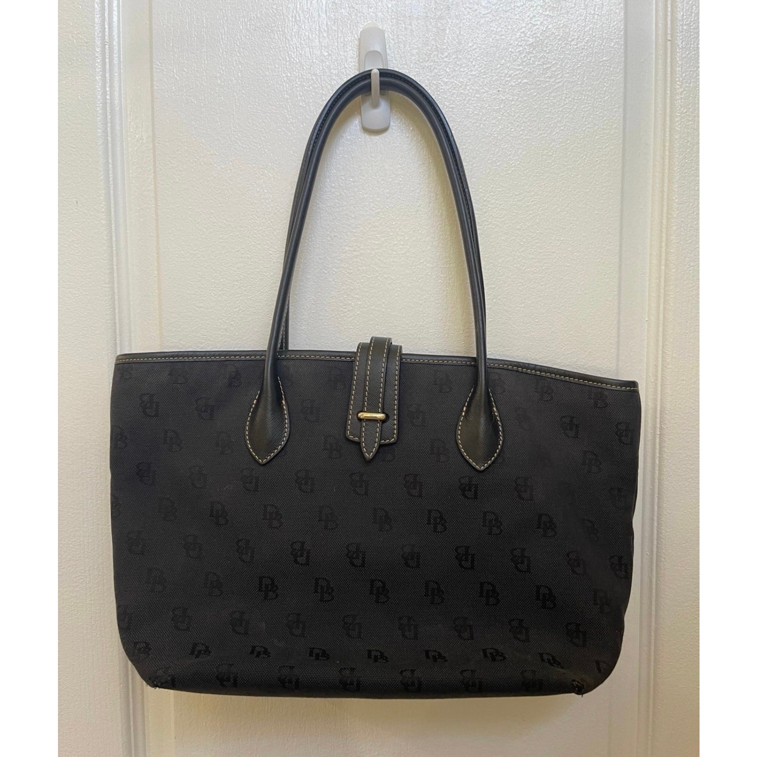 Dooney & Bourke Black Jacquard Tote